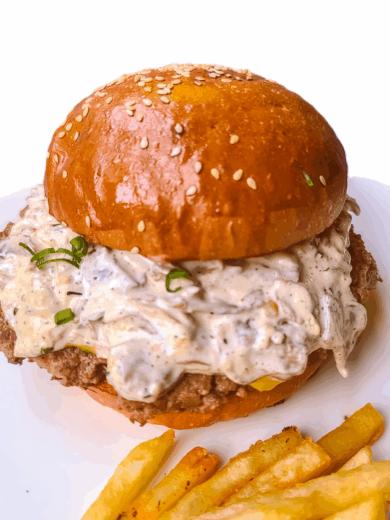 Beef & Mushroom Burger