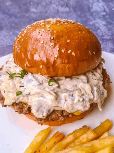 Beef & Mushroom Burger