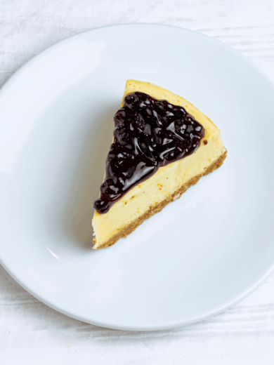 Blueberry Cheesecake Slice