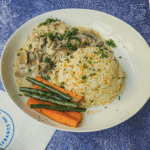 Chicken Fricasse with Rice