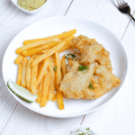 Fish & Fries Served with Tartar Sauce