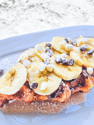 Nutella & Banana Croiffle