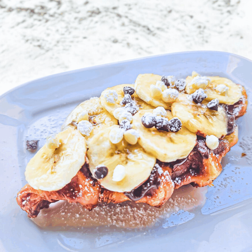 Nutella & Banana Croiffle