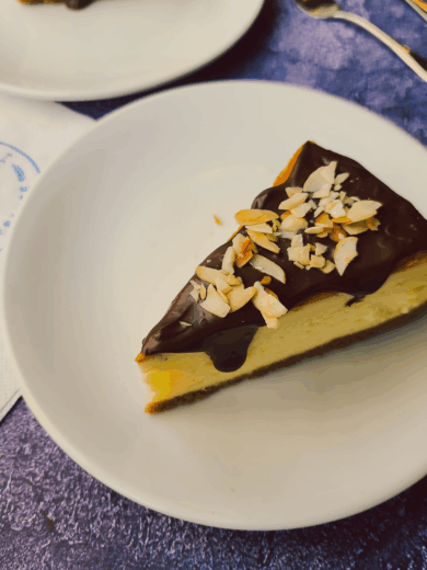 Nutella Cheesecake Slice