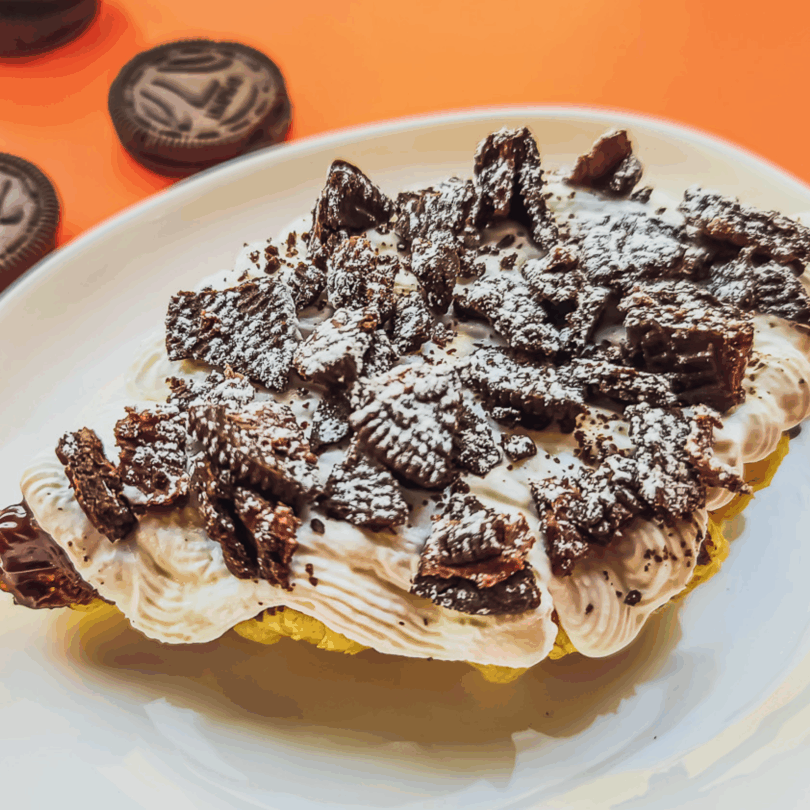 Oreo Cream & Nutella Croiffle