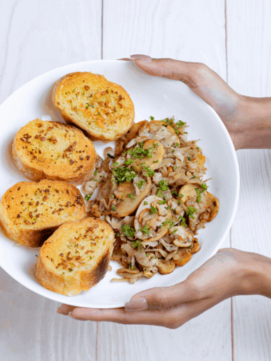 Sauteed Garlic Mushroom