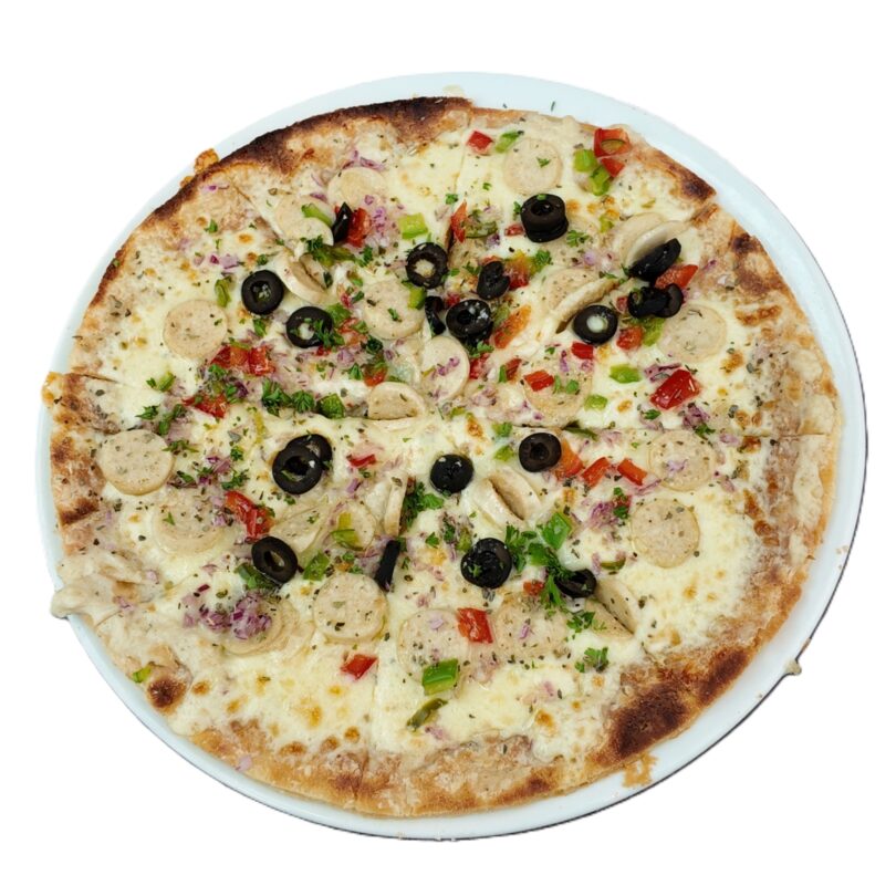 BBQ Chicken Sausage Pizza