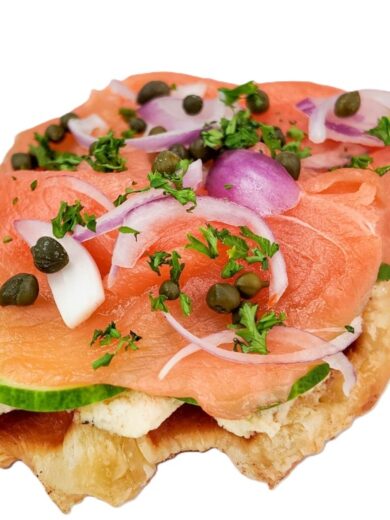 Salmon Croiffle