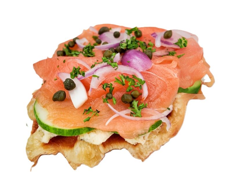 Salmon Croiffle