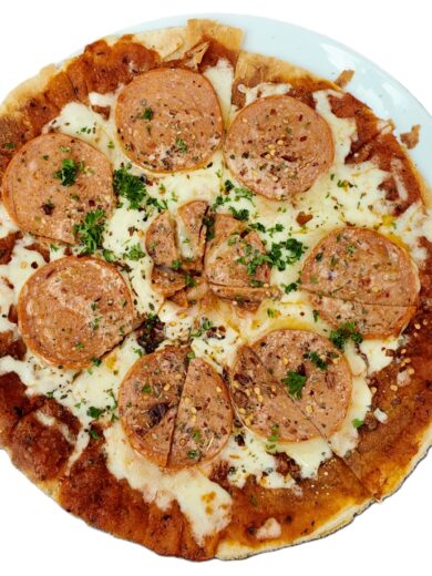 Spicy Chicken Pepperoni Pizza