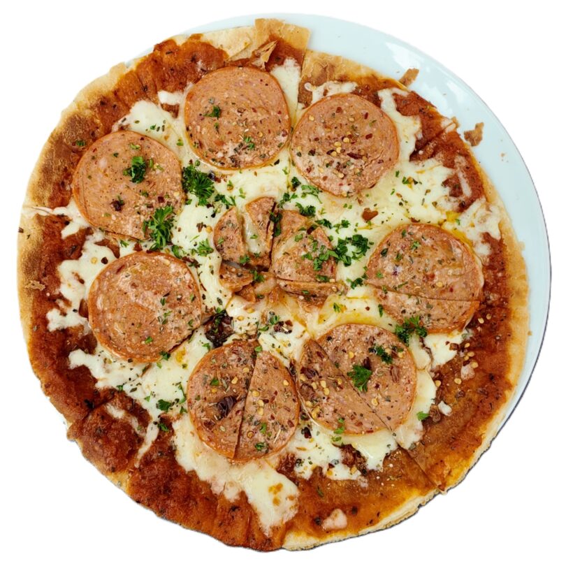 Spicy Chicken Pepperoni Pizza